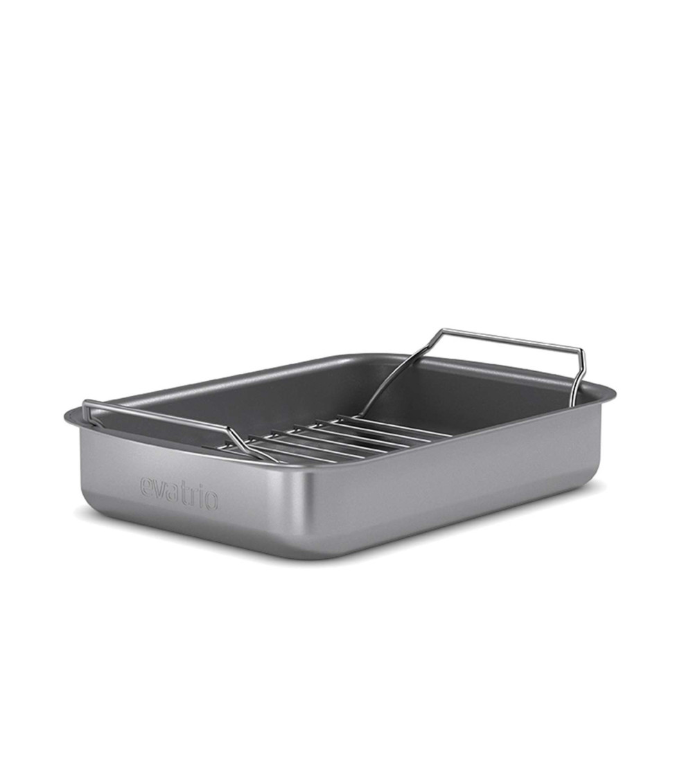 Professional Roasting Pan with Rack - 30X22 cm - Ceramic Slip-Let® Coating - Eva Solo