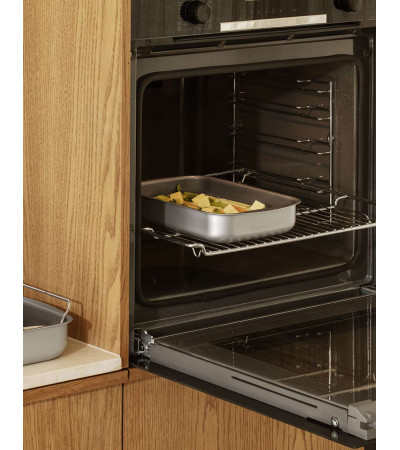 Teglia professionale con griglia - 30X22 cm - Rivestimento in ceramica Slip-Let® - Eva Solo