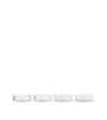 Ciotole da portata Ripple - Set da 4 - Trasparenti