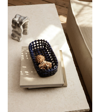 Ceramic Basket - Oval- ferm Living