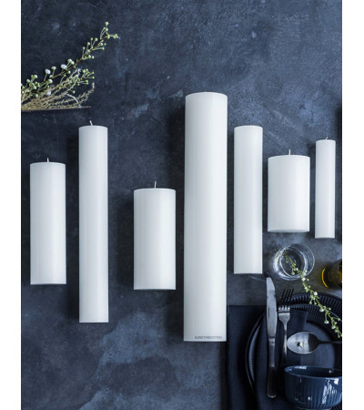Wax Altar Candle. 5 cm. H35 cm- Burning Time 105 H