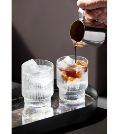 Ripple Glasses- set 4 pcs- ferm Living