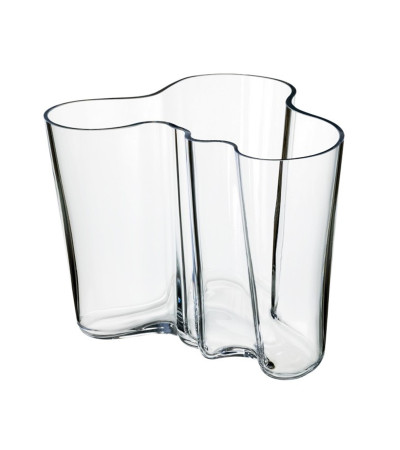 Glass vase 95mm by iittala. Design Alvar Aalto.