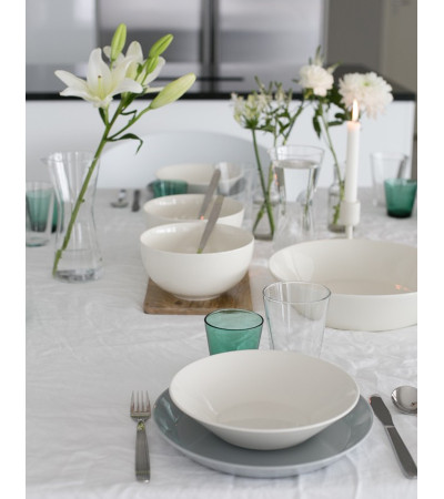 Piatto Teema white fondo Ø21 cm di iittala. Design Kaj Franck