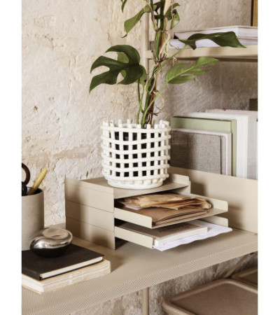 Ceramic Basket- small- ferm Living