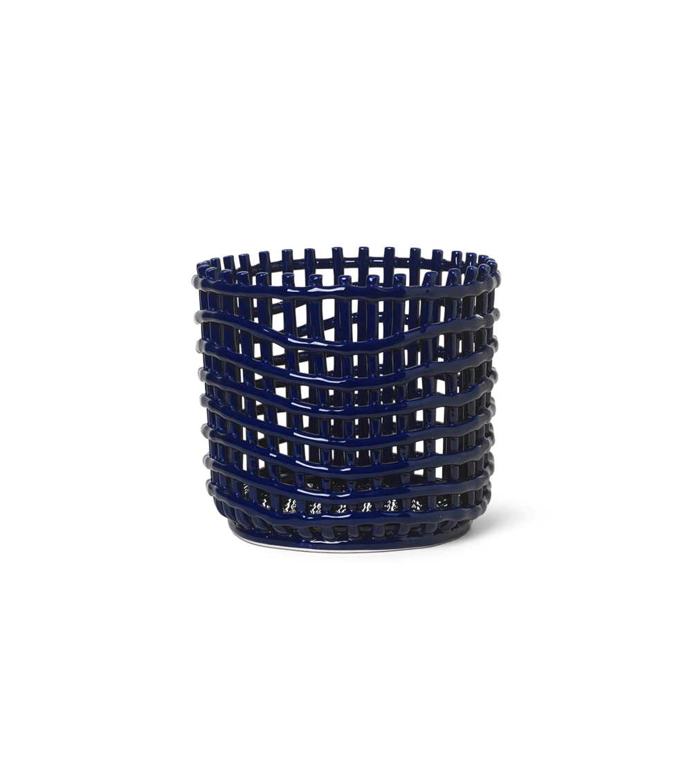 Ceramic Basket- large- ferm Living