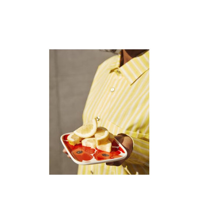 Oiva / Unikko plate 15x12 cm Marimekko