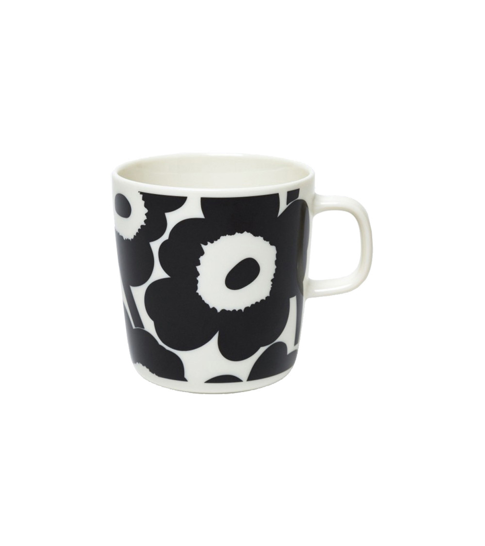 Tazza 4dl Oiva / Unikko Marimekko Bianco e Nero