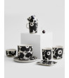 Tazza 4dl Oiva / Unikko Marimekko Bianco e Nero