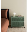 Cassetta Colour Crate Hay  Ruote - Set di 4 Medium
