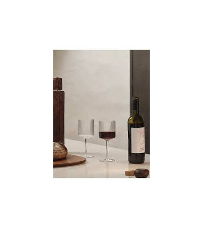 Ripple Red Wine Glasses Set of 2- ferm Living