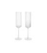 Bicchieri Champagne Flute Ripple- set 2 pezzi- ferm Living