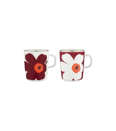 Juhla Unikko Mug 2,5 dl 2 Pcs - marimekko