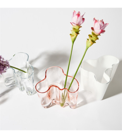 Glass vase 160mm by iittala. Alvar Aalto design.