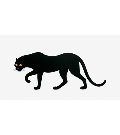 Silkscreen art print. Four, the Panther