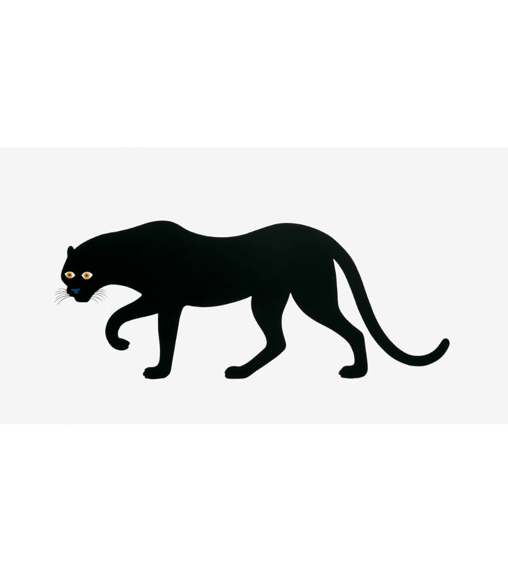 Silkscreen art print. Four, the Panther