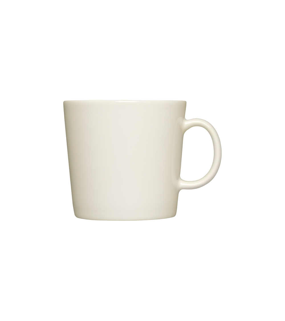Tazza bianca Teema di Iittala. Design di Kaj Franck.
