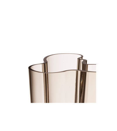 Glass vase 251mm by iittala. Alvar Aalto design.