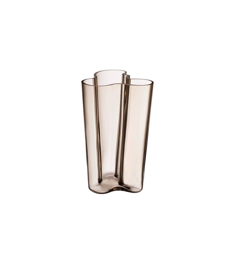 Glass vase 251mm by iittala. Alvar Aalto design.